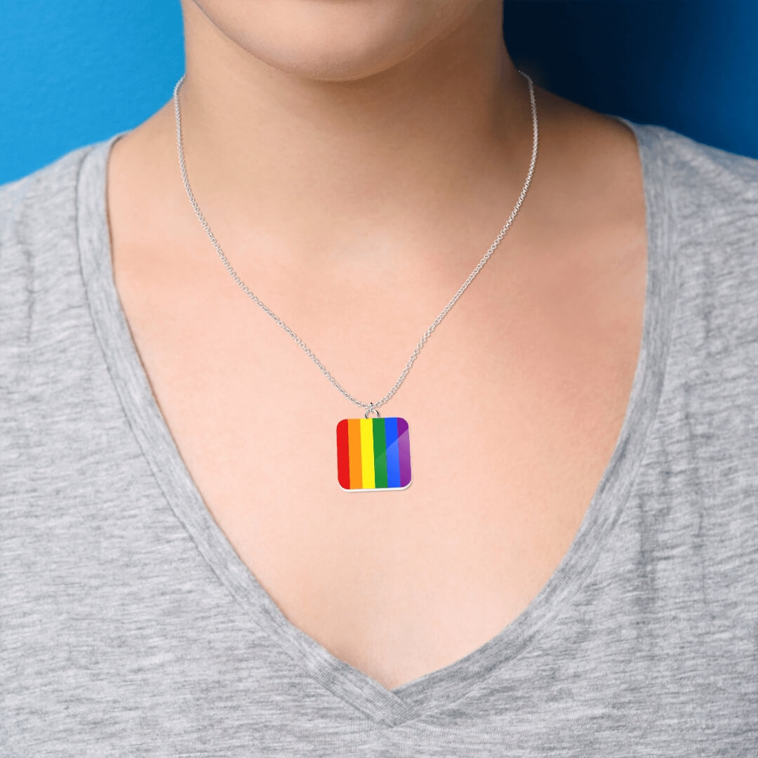 RAINBOW Necklace with Pendant