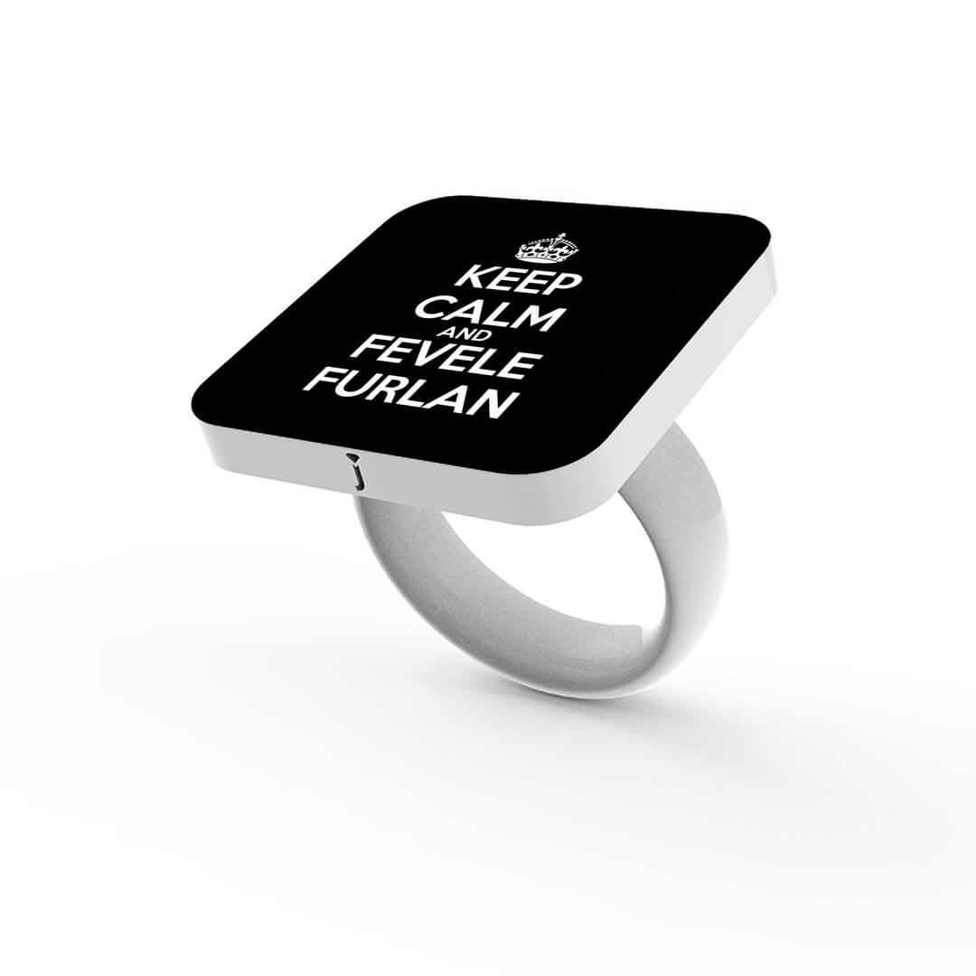 Anello PrimoBianco - Keep Calm and fevele furlan